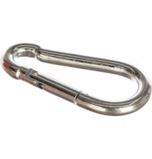 Карабин ЗУБР DIN 5299С, 8мм, 1 шт, оцинкованный, 304546-08