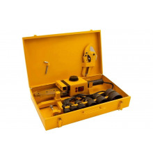 Аппарат для сварки пластиковых труб Denzel DWP-1500, 1500 Вт, 260-300 град., 6 насадок, 20-63 мм 94201