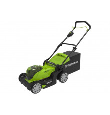 Аккумуляторная газонокосилка GreenWorks G24x2LM41 2х24 В 2512607