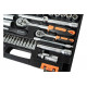 Набор инструментов Вихрь АВТО, 1/2 , 1/4 , CrV, в кейсе 82 предмета 73/6/7/6