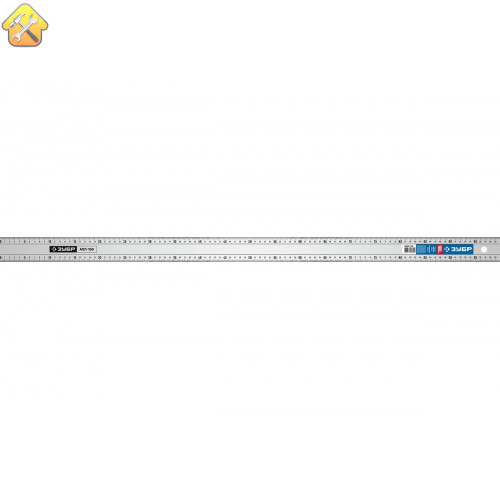 Усиленная алюминиевая линейка ЗУБР Апл 1 м 34384-100