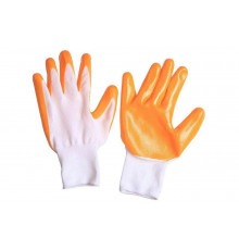 Перчатки TOLSEN нитрил, желтые, р. 10/XL, упаковка 12 шт. 45010