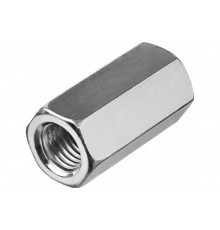 Гайка ЗУБР DIN 6334 переходная, M12, 1 шт, оцинкованная, 303756-12