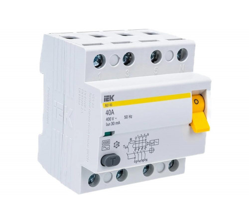УЗО IEK MDV10-4-040-030 ВД1-63