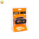 Мощный аккумулятор WORX WA3648 20V с ёмкостью 8 Ач