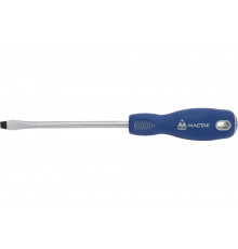 Шлицевая отвертка (Slotted, 8.0х150 мм, держатель) МАСТАК 040-80150H
