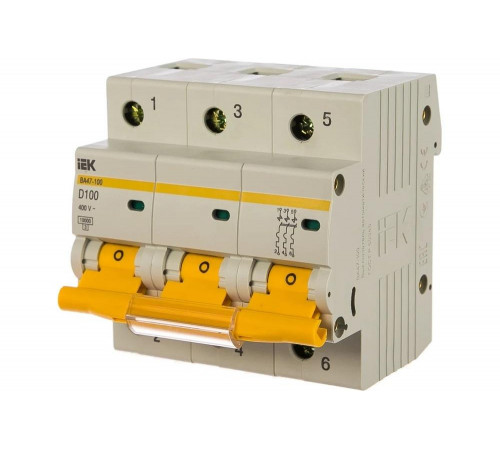 Модульный автомат IEK ВА 47-100 3п, D 100А, 10 кА - уникальный продукт