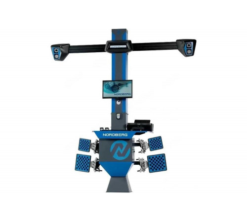 Стенд сход-развал NORDBERG 3D модель для ям и подъемников C802_синий