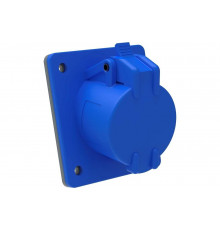 Встраиваемая розетка IEK ССИ-413 16А-6ч/200-250В 2Р+PЕ IP44 MAGNUM PSN41-016-3