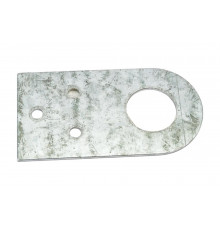 Прямая проушина СИБРТЕХ, 2 мм 75х40 мм цинк 46503