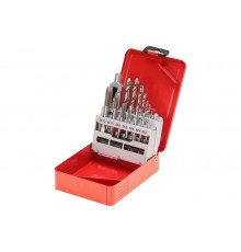 Набор машинно-ручных метчиков HSS M3-M12+вороток+сверла, 15шт RUKO 245004