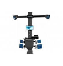 Стенд сход-развал NORDBERG 3D модель для ям и подъемников C802_серый