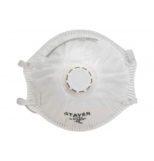 Коническая фильтрующая полумаска STAYER KV-99 FFP3 с клапаном 11110-3_z01