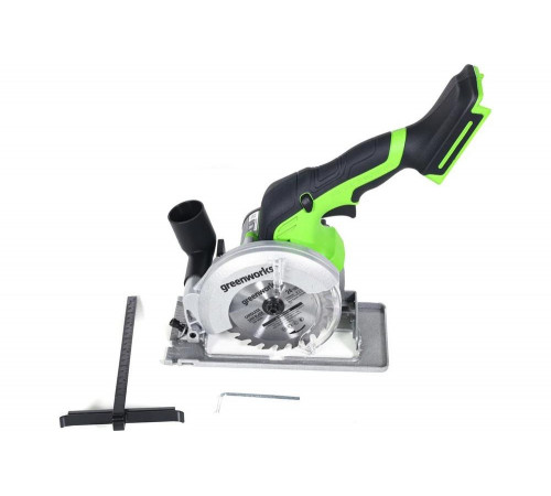 Циркулярная мини пила аккумуляторная GreenWorks Арт., 24V, бесщеточная, без АКБ и ЗУ 1501207
