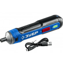 Аккумуляторная отвертка ЗУБР Профессионал 4 Vmax, в коробке PSD-4