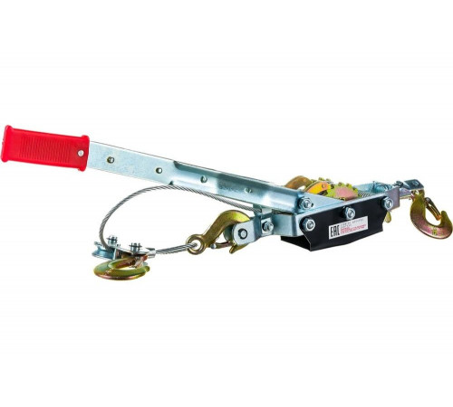 Ручная рычажная лебедка TOR QSS4TB2 - грузоподъемность 4,0 т, длина троса 2,4 м