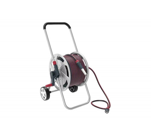 Тележка телескопическая Elitech Garden металл шланг 25 м, 1/2; соед-3шт, соед.с акваст-1шт, переход 1/2-3/4-1шт. HC 25MWH 206024