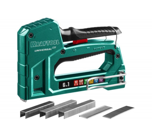 KRAFTOOL 6-в-1, тип 53, 53F, 140, 13, 300, 500, степлер для скоб Universal HD 3188