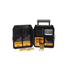 Набор сверл по металлу, камню+биты, 63 шт. DEWALT MaxisafeXL DT9281