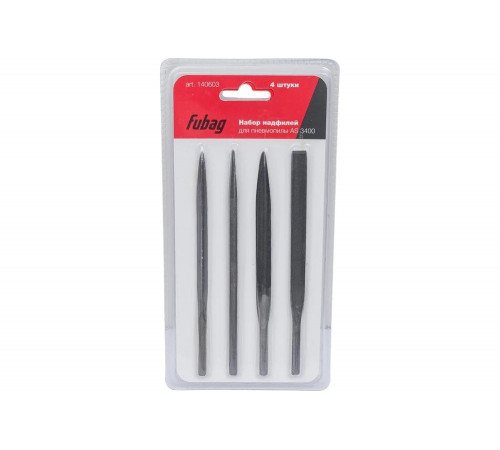 Набор надфилей FUBAG для пневмопилы AS3400 4шт. арт.100461, 140603