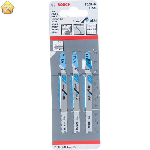 Пилки Bosch для лобзика 2.608.631.507