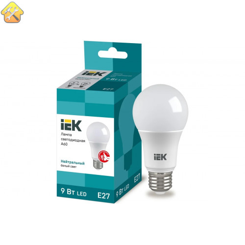 LED лампа IEK LLE-A60-9-230-40-E27