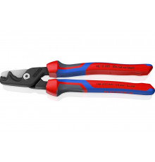 Кабелерез Knipex StepCut XL ступенчатый рез, Ø 23 мм, длина 225 мм, фосфатированный, 2-комп ручки KN-9512225