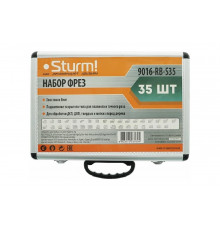 Набор фрез Sturm 35 шт. 9016-RB-S35