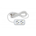 Бытовой удлинитель 2 гн. ПВС 3х075 RUCELF RU-02-375-07PZ