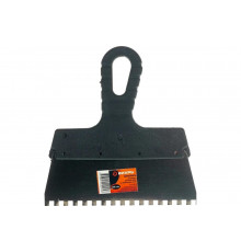 Зубчатый шпатель, нержавеющая сталь, пластиковая рукоятка 6х6 мм, 200мм Вихрь 73/3/2/26