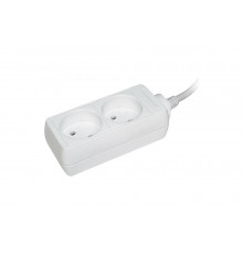 Удлинитель IEK У2, 2 места, 2Р/5 метров, 2х0.75мм2, 10А/250 WYP10-06-02-05-N