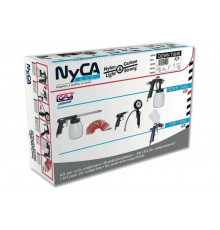 Набор пневмоинструмента GAV NYCA/4 из нейлон-карбона, 5 предметов, бс. 8080600