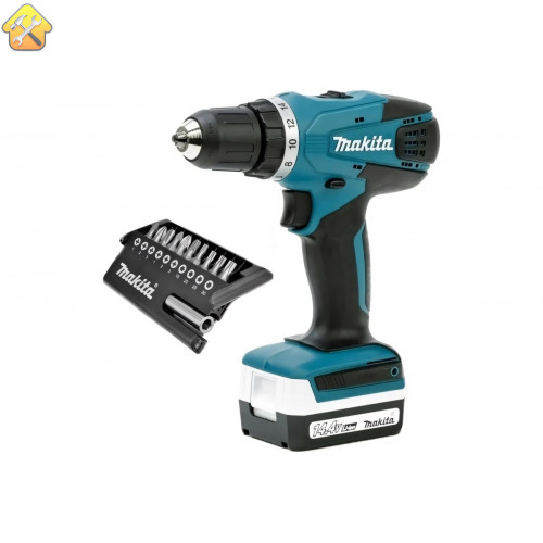 Аккумуляторная дрель-шуруповерт Makita DF347DWEX9