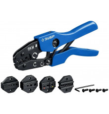 Набор в кейсе, пресс-клещи, 5 матриц Зубр ПК-Н Профессионал 45455