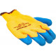 ЗУБР S-M, 10 класс, с рельефным латексным покрытием, сигнальный цвет, перчатки утепленные акриловые УРАЛ 11465-S Профессионал