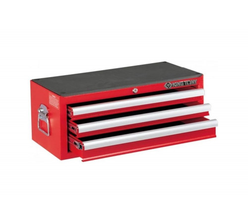 Ящик инструментальный, 3 полки, красный KING TONY 87421-3B