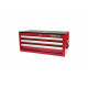 Ящик инструментальный, 3 полки, красный KING TONY 87421-3B