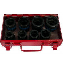 Набор ударных торцевых головок (3/4", шестигранные, 19-38 мм, 8 предметов) KING TONY 6408MP10