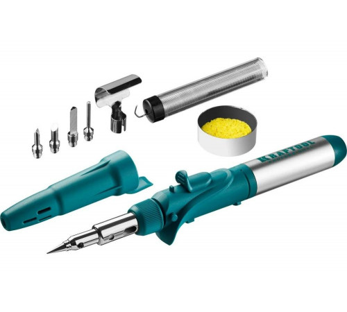 Газовый паяльник KRAFTOOL SolderPro набор 10-в-1 55503-H10