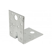 Крепежный усиленный уголок СИБРТЕХ 2,0 мм, KUU 70x70x55 мм 46410