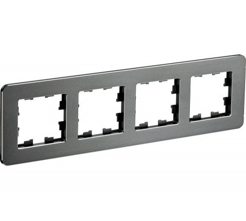 4-местная рамка IEK Brite ру-4-1-бр металл титан re BR-M42-M-01-K48