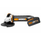 Аккумуляторная болгарка (ушм) WORX WX803