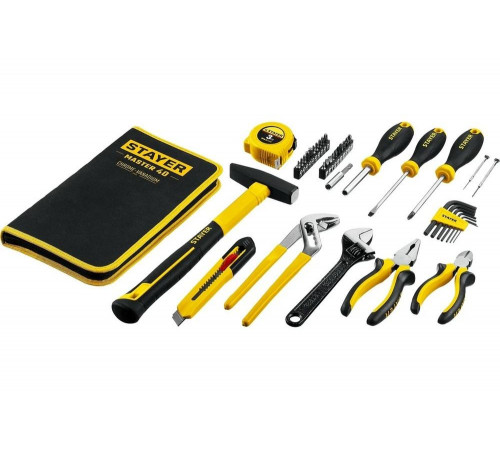 STAYER 40 шт., универсальный набор инструмента для дома Master 40 22052-H40 STANDARD