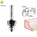 ЗУБР 22.2 x 13 мм, радиус 4.8 мм, фреза кромочная калевочная №2 28785-22.2 Профессионал