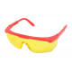 ЗУБР жёлтый, регулируемые по длине дужки, очки защитные Спектр 5 110329