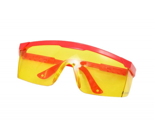 ЗУБР жёлтый, регулируемые по длине дужки, очки защитные Спектр 5 110329