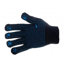 Утепленные перчатки СИБРТЕХ ПВХ-покрытие точка, 7 класс 67701