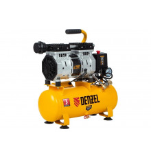 Безмасляный компрессор DENZEL DLS650/10 650 Вт, 120 л/мин, ресивер 10 л 58021