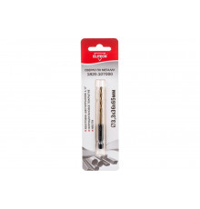 Сверло по металлу (3.3х36х65 мм; HSS-TIN; HEX1/4) ELITECH 1820.107000