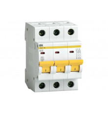 Автоматический модульный выключатель IEK 3п B 32А ВА 47-29 4.5кА ИЭК MVA20-3-032-B